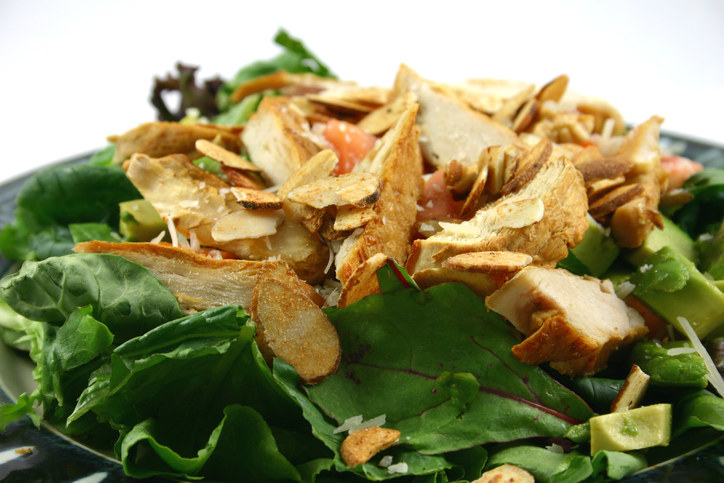 A plate of salad