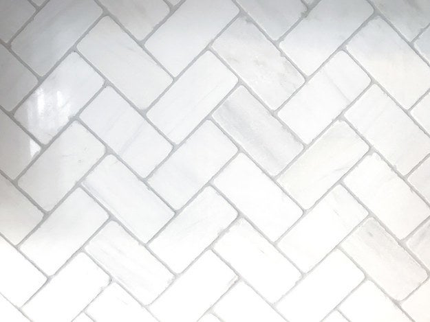 White tiles