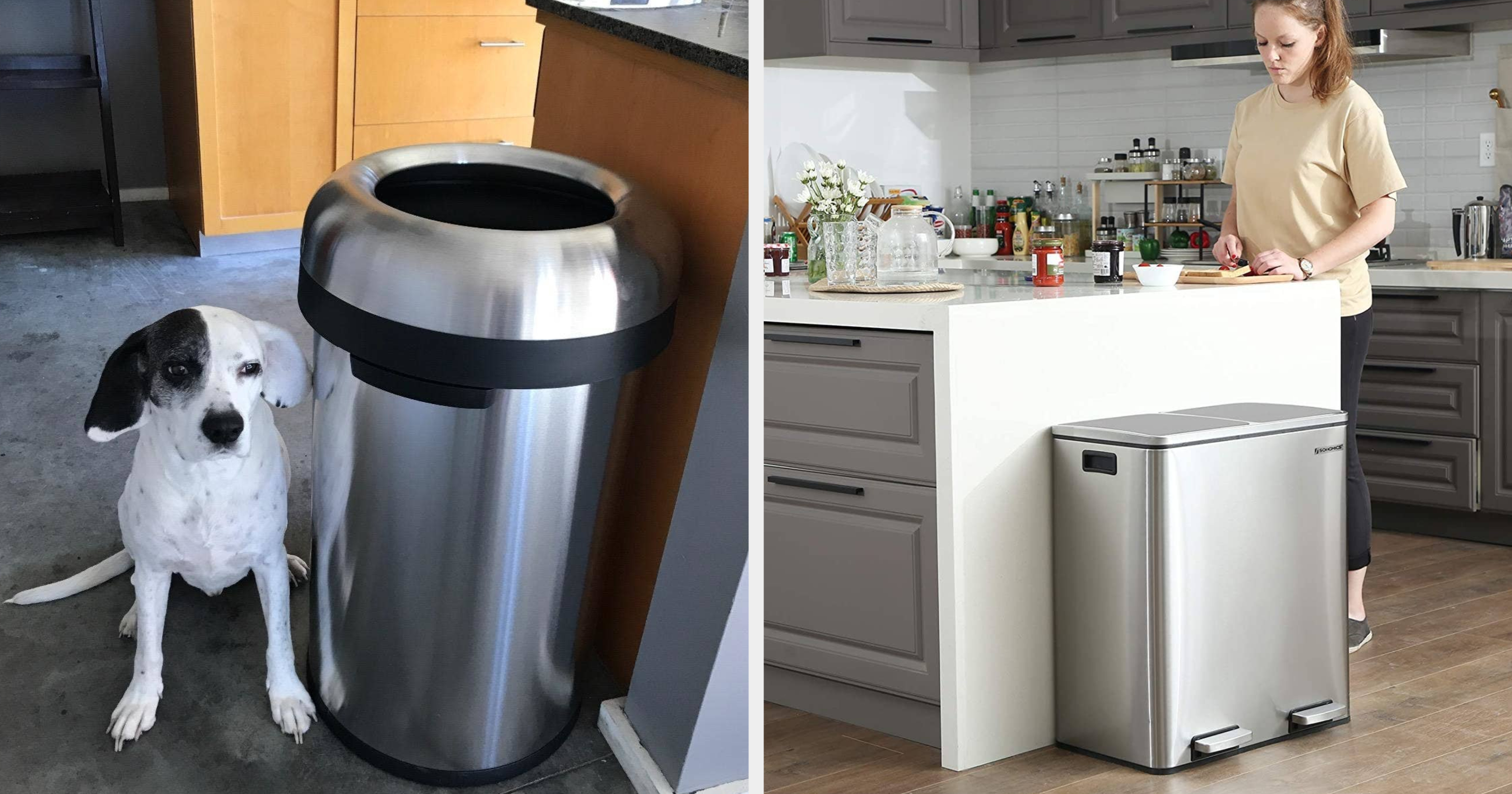 Smart Trash Bin Small Office Garbage Cans With Automatic Lid - Temu