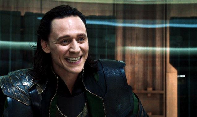 Loki smiling