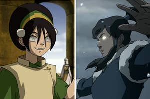 Toph and Korra