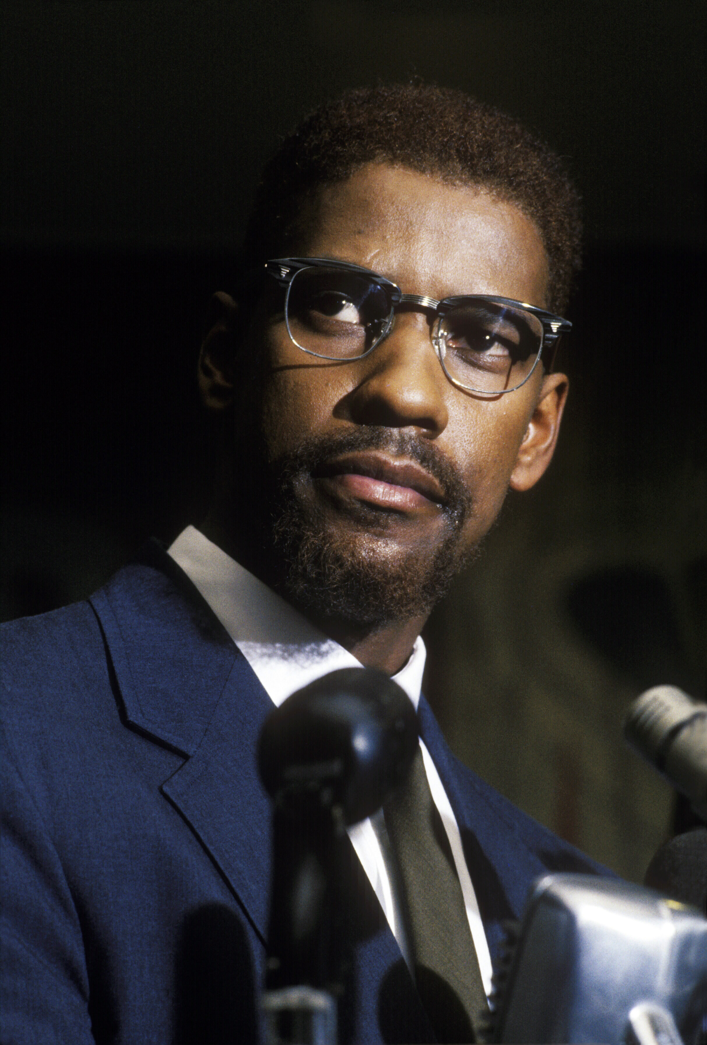 Denzel Washington as Malcolm X