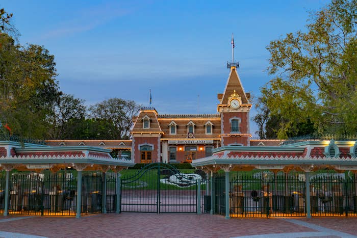 Main Street Station at Disneyland