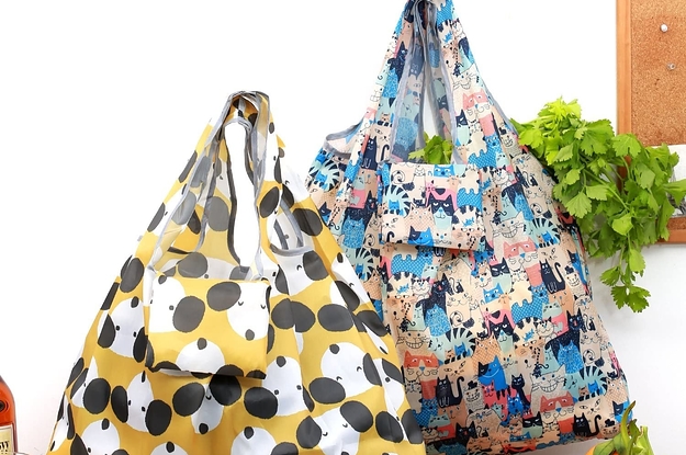 3 Pack Extra Large Reusable Grocery Shopping Tote Bags Recycled Eco Friendly 20" 