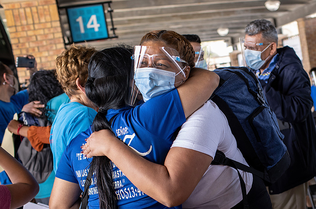 Asylum-Seekers Trump Forced To Wait In Mexico Are Now Arriving In The US: “When The Bus Took Off, We All Cheered”