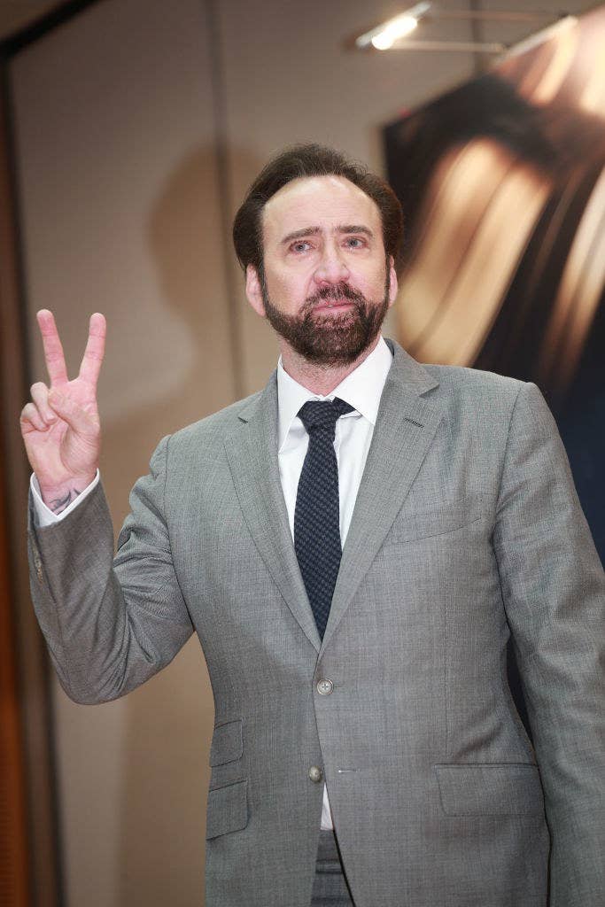 Nicolas Cage attends the opening ceremony of the 3rd International Film Festival & Awards Macao (IFFAM)