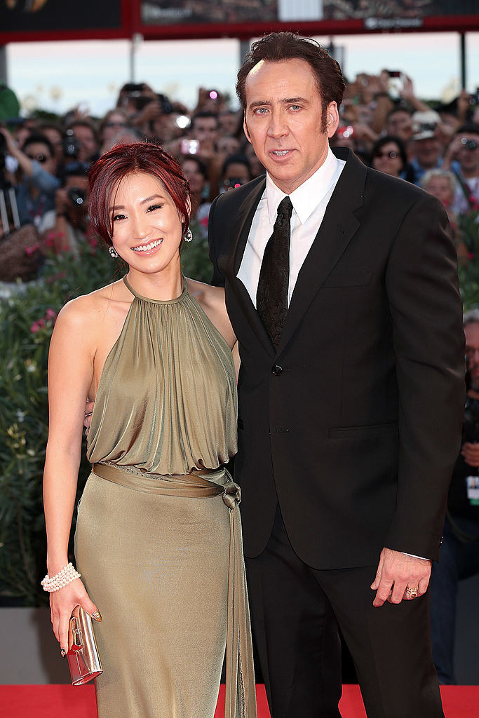 Nicolas Cage and his wife Alice Kim attend &#x27;Joe&#x27; Premiere during The 70th Venice International Film Festival 