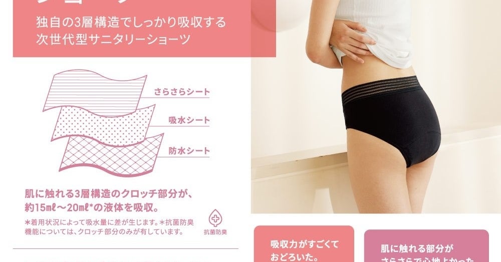 これは試してみたい Guから吸水型 生理パンツ が登場 価格は1490円