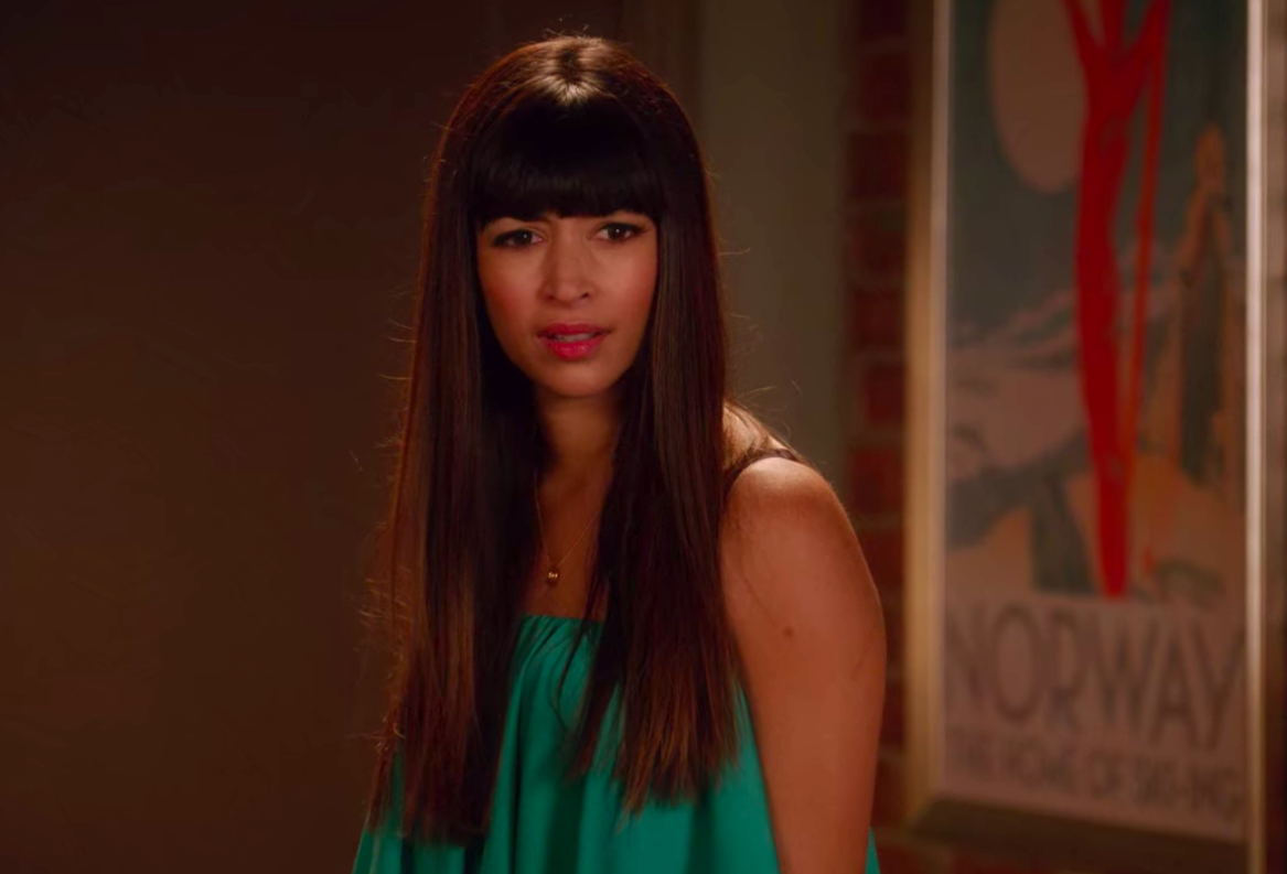 Cece from &quot;New Girl&quot; looking surprised and annoyed