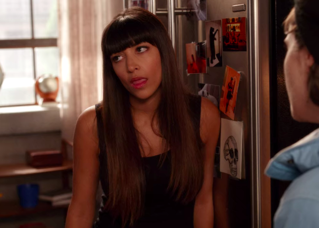 Cece from "New Girl" rolling her eyes