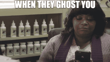 Octavia Spencer in the movie &quot;Ma&quot; looks at her phone disappointed with the caption: &quot;When they ghost you&quot;