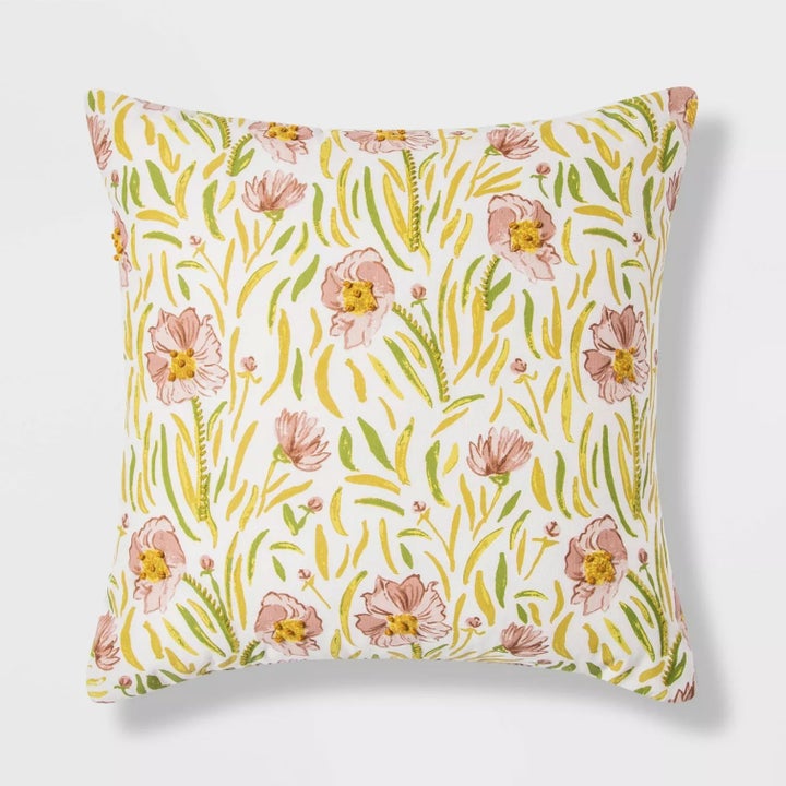 The floral pillow