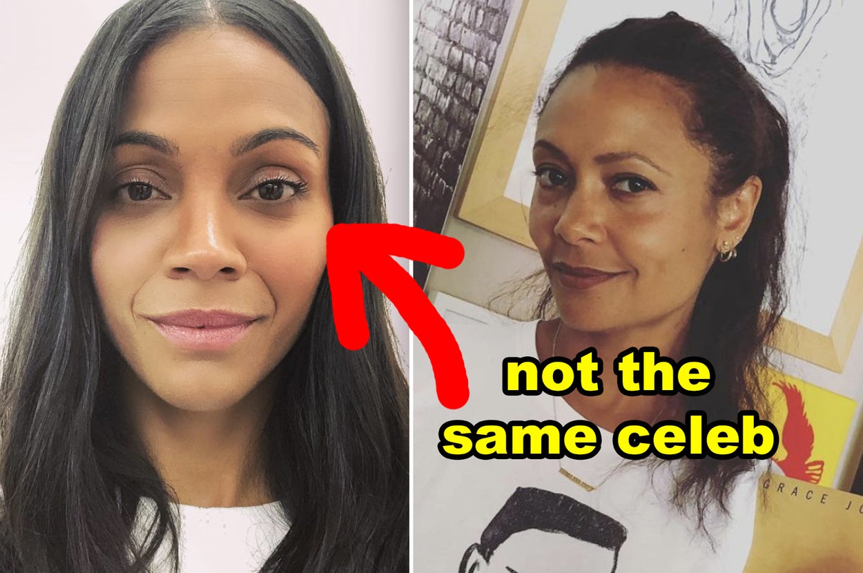 Side-by-side of Zoe Saldana and Thandie Newton
