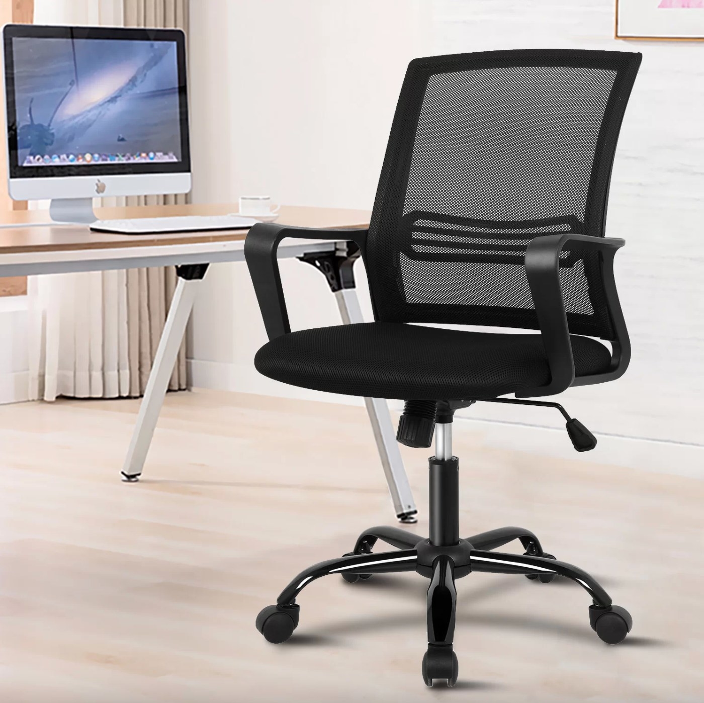 The office chair in black