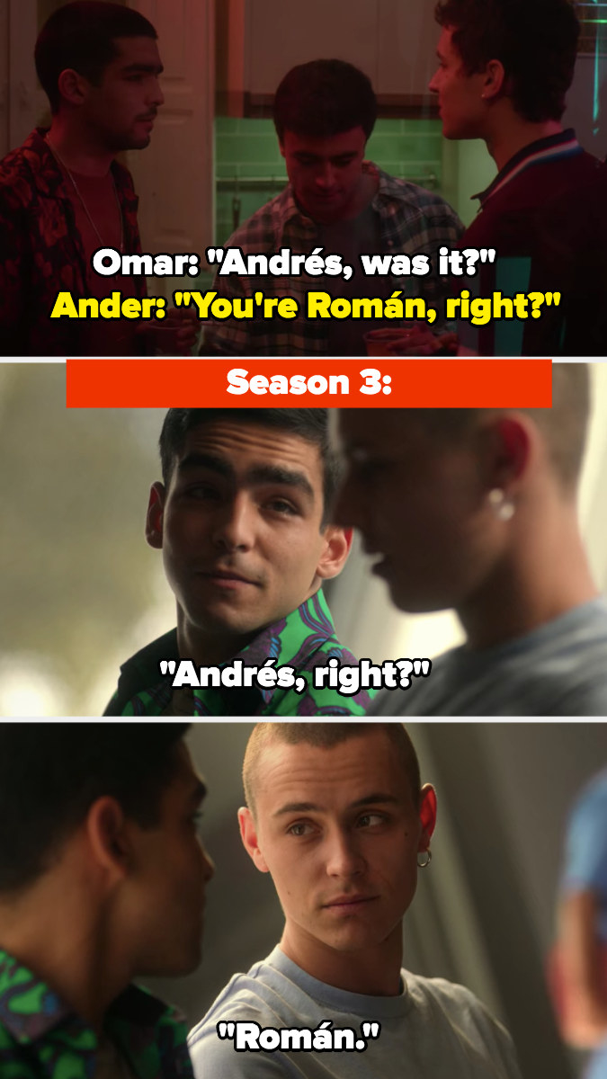 Omar and Ander reunite at the end of Season 3