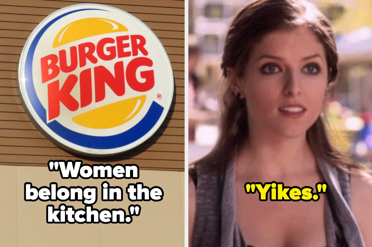 Burger King sign and the phrase