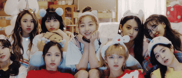 Twice watches television together in their music video for &#x27;what is love&#x27;