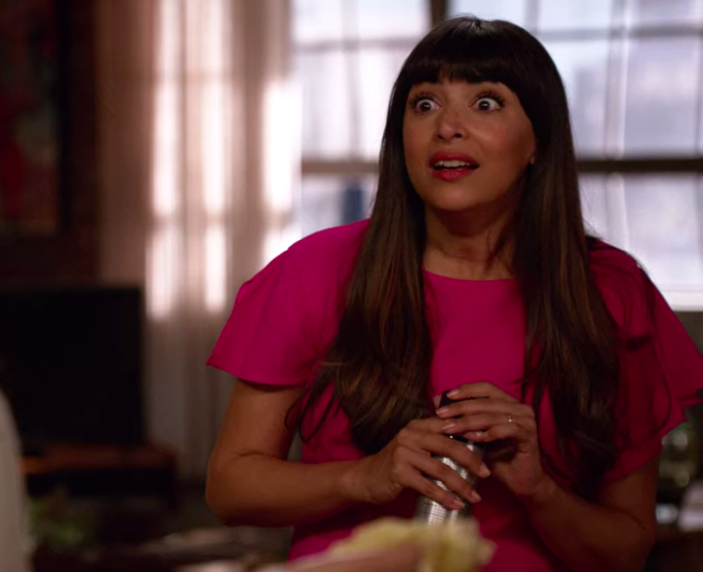 Cece from "New Girl" looking shocked
