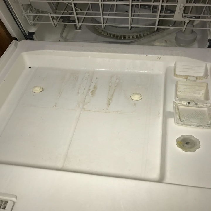 Reviewer dishwasher before product