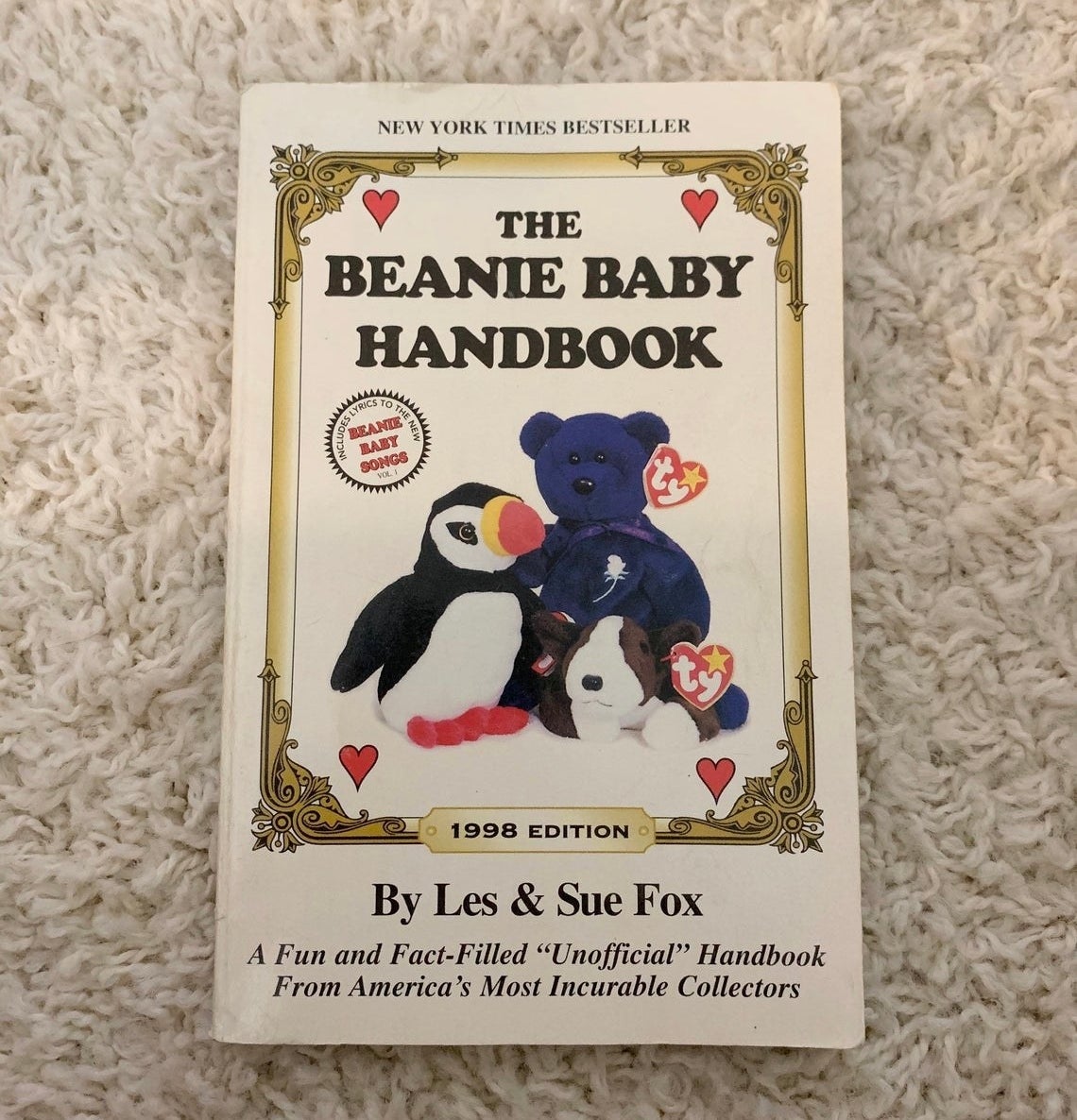 Book titled The Beanie Baby Handbook