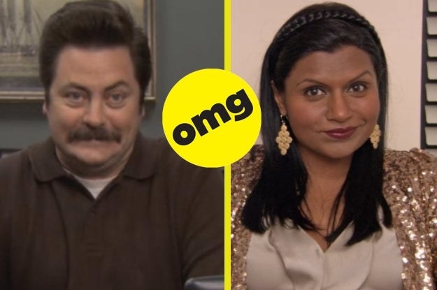 Ron Swanson from &quot;Parks and Recreation&quot; and Kelly from &quot;The Office&quot; 