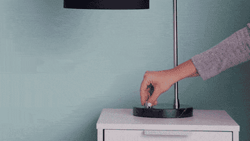 Gif of the lightbulb connected to bluetooth to control music and light