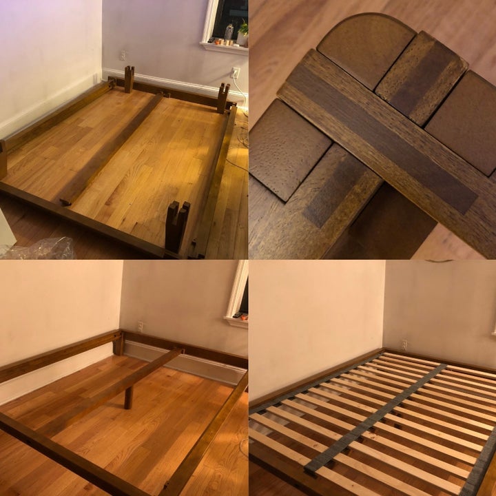 buzzfeed writer's assembly process showing the fitted joints and platform slats