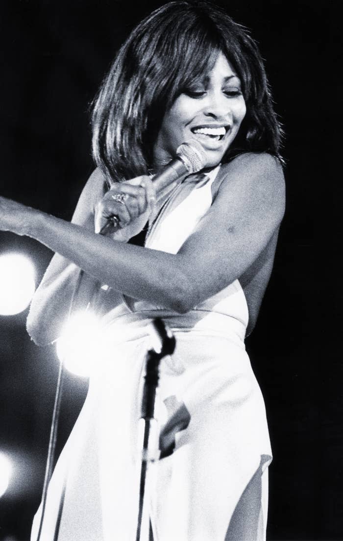 Tina Turner performing