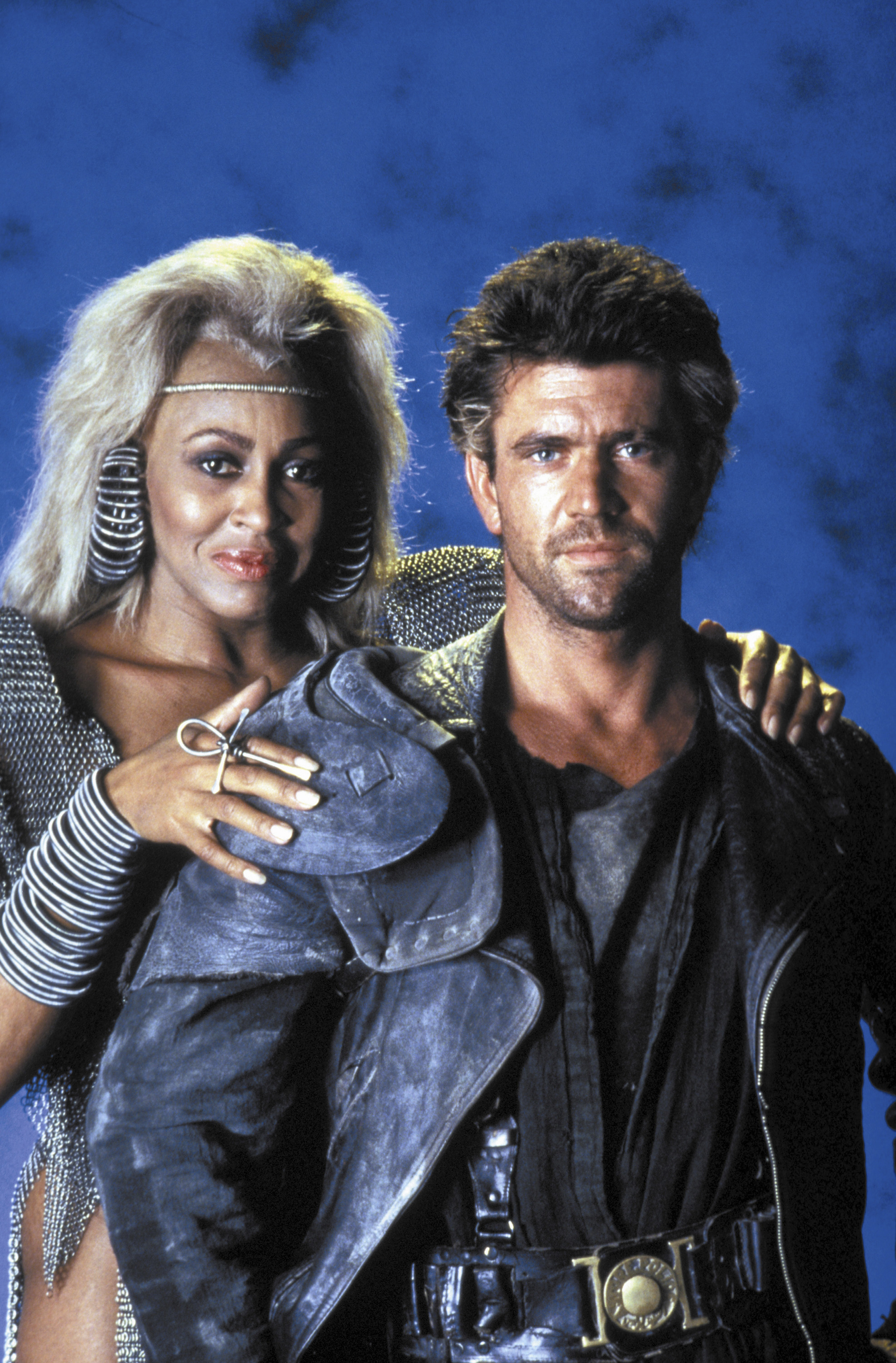 Tina Turner and Mel Gibson in Mad Max: Beyond Thunderdome