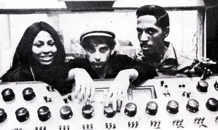 Ike and Tina Turner with Phil Spector 