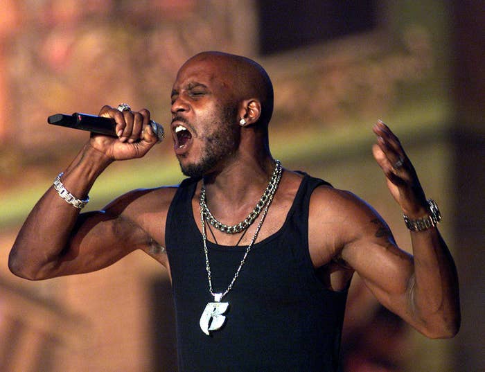 DMX performs at The Source Hip-Hop Music Awards 2001 at the Jackie Gleason Theater in Miami Beach, Florida.  8/20/01  Photo by Scott Gries/ImageDirect