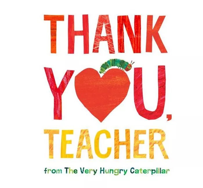 Thank You, Teacher from The Very Hungry Caterpillar
