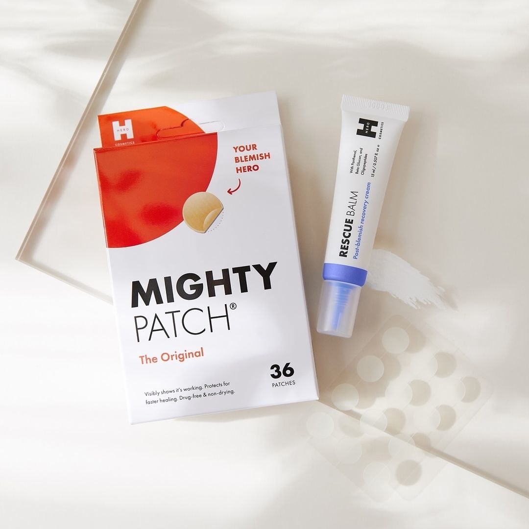 A small package with acne patches inside