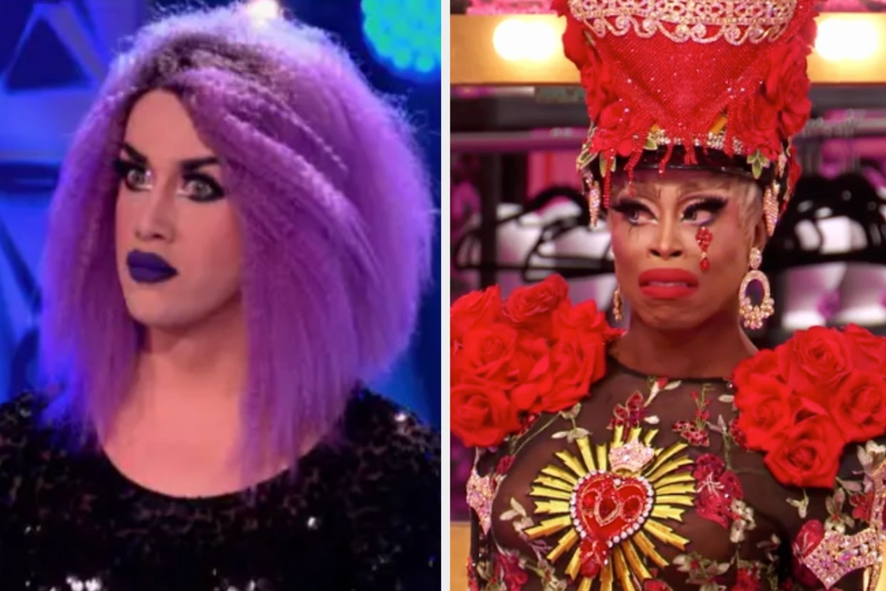 Adore Delano and Monique Heart look shocked
