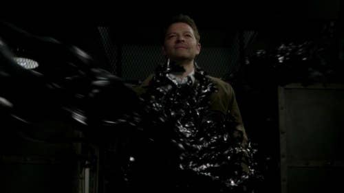 Misha Collins as Castiel in the show "Supernatural."