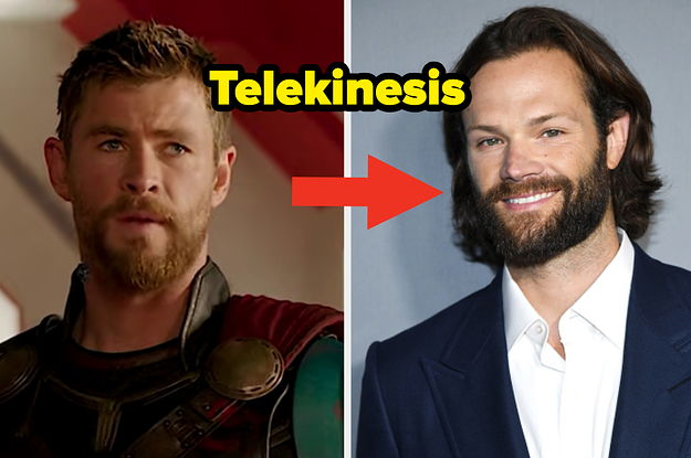 Thor is on the left with an arrow pointing at Jared Padaleski labeled,