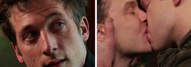 Lip and Mickey and Ian kissing on Shameless