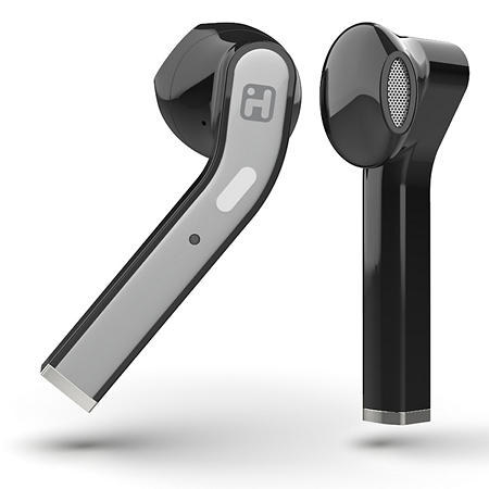 The set of wireless earbuds in black