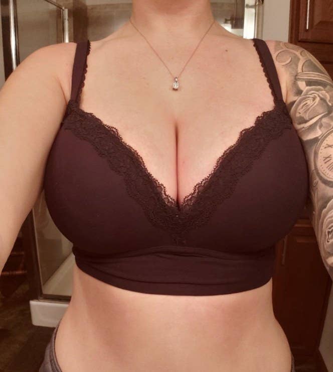 Finally got resized after weight gain. No backfat or muffin-boob with my  new 36 G bra from Wacoal. It's pretty comfy and covers most of my boobs.  Most bras feel like torture
