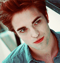close up of Edward Cullen talking