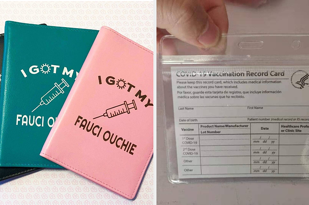 vaccine card holders