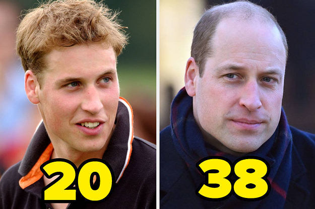 prince william at 20 and 38