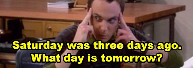 Sheldon using his brain power in The Big Bang Theory and the question