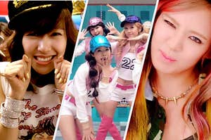 various images of girls generation in music videos