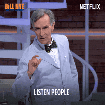 Bill Nye says, &quot;The world is getting warmer because of us&quot;