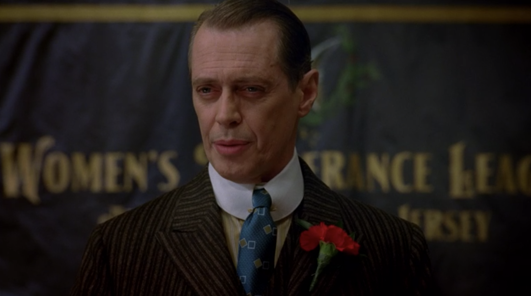 Nucky Thompson delivering a speech to the city council 