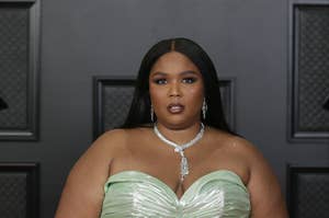 Lizzo at the 2021 Grammys