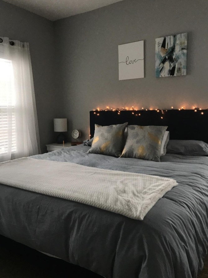 A grey duvet cover in a reviewer&#x27;s home