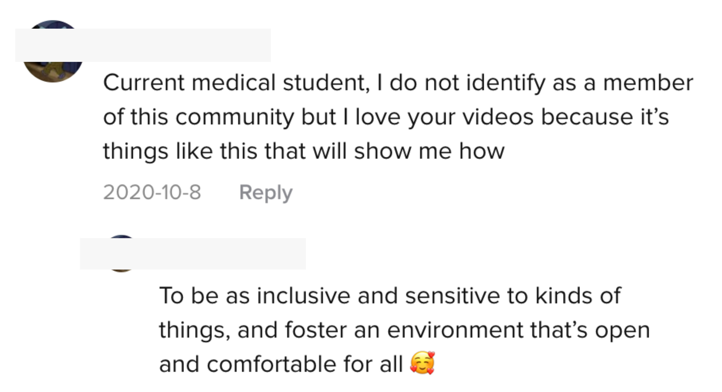 One TikTok user said they&#x27;re a medical student who doesn&#x27;t identify as part of the LGBTQ community but loves the videos because it shows them how to be more inclusive