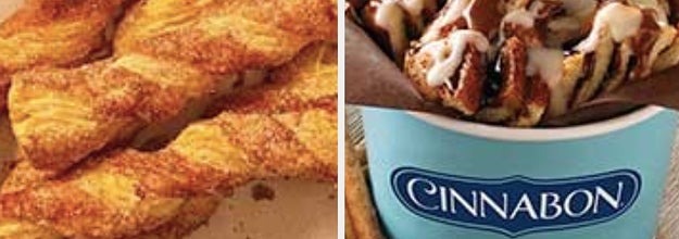 cinnamon stix or middel of the roll from Cinnabon